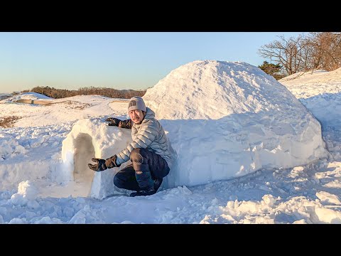 Видео: Бивуак в снежном кемпинге, где можно сделать иглу без палатки