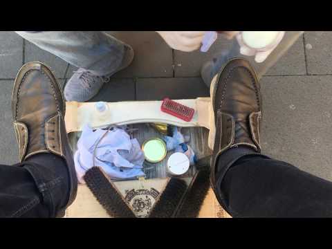 Видео: Чудо сияния обуви, от серого до голубого !!!