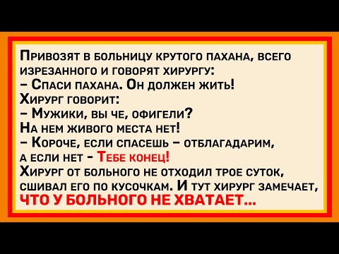Видео: Как Хирург Больного Лечил! Сборник Анекдотов №16 Юмор!