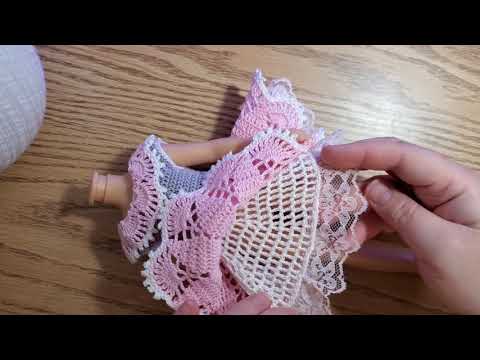 Видео: Как я вязала платье на куклу Паола Рейна