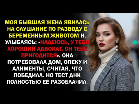 Видео: Моя бывшая жена явилась на слушание по разводу с беременным животом и, улыбаясь: «Надеюсь, у тебя...