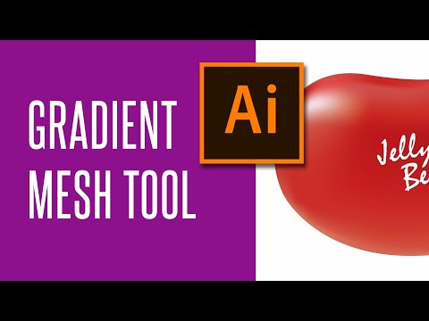 Видео: Adobe Illustrator - Gradient Mesh Tool | Объёмный градиент в Иллюстраторе | Не Андерталец