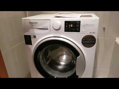 Видео: Первый запуск стиральной машинки Hotpoint ARISTON RST6229S RU