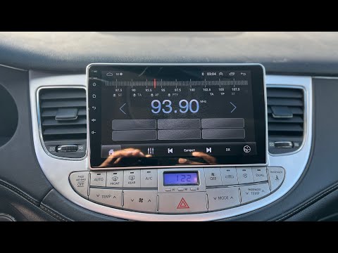 Видео: Как установить Android 9” Plug & Play радио в Hyundai Genesis Sedan 2009-2014 годов выпуска
