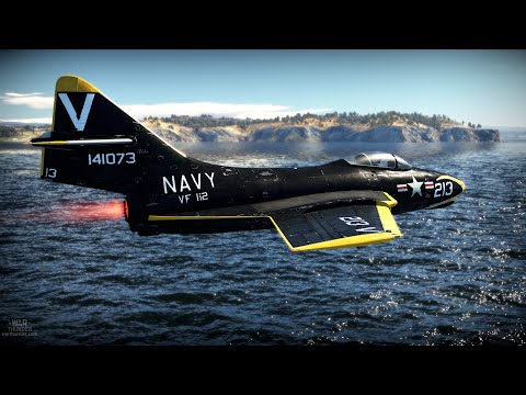 Видео: СТРИМ на ЗАКАЗ: F9F-8 Кугуар - красивый ранний птиц | War Thunder
