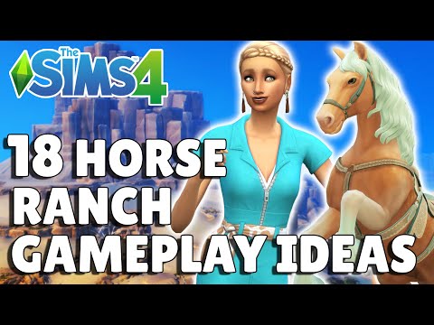 Видео: 18 идей игрового процесса на конном ранчо | Руководство по The Sims 4