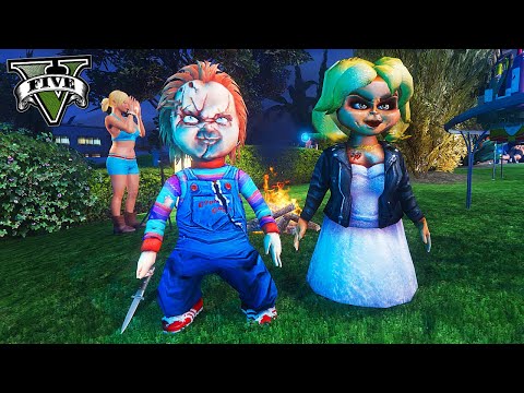 Видео: ЧАКИ И ТИФФАНИ В GTA 5 МОДЫ! НА ВЕЧЕРИНКЕ У СОСЕДА: CHUKY AND TIFFANY! ОБЗОР МОДА ГТА 5