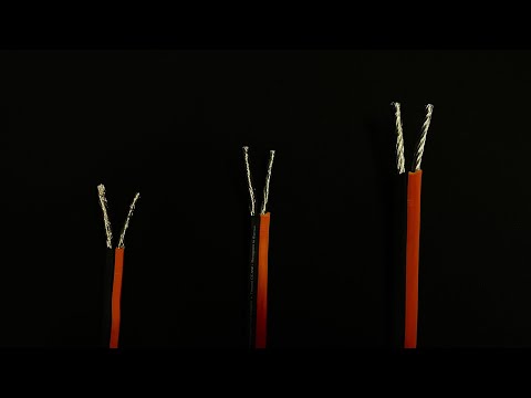 Видео: Акустические кабели для качественного звука Raven Speaker Cable 16ga/14ga/12ga