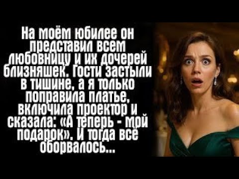 Видео: «На моём юбилее муж привёл любовницу и их близняшек… гости замерли от правды!»