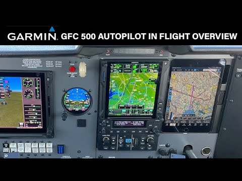Видео: Обзор автопилота Garmin GFC 500 в полете