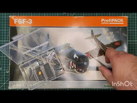 Видео: №263 Hellcat F6F3 1/48 Eduard сборка, окраска