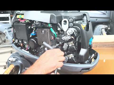 Видео: Замер компрессии Yamaha F40, 1057650, Seamotors, Владивосток.