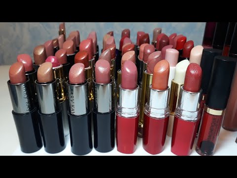 Видео: Коллекция помад.Часть 3:помады от Mary Kay и помады в форме карандашей