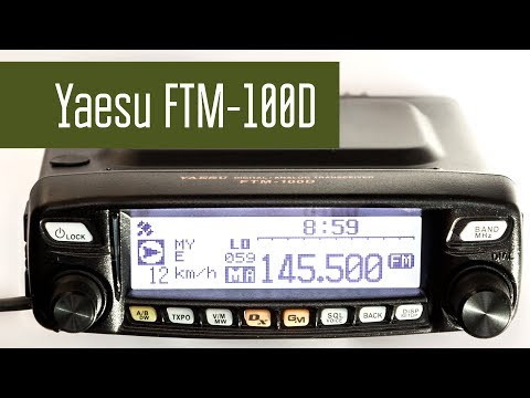 Видео: Yaesu FTM-100D двухдиапазонная автомобильная станция VHF/UHF. Приём 108-999 МГц, аналог и цифра C4FM