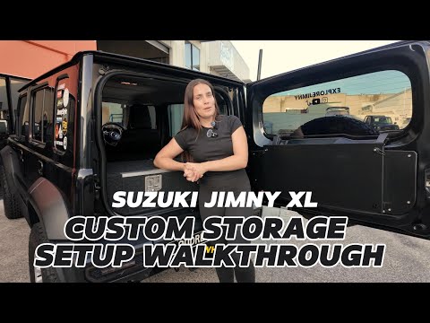 Видео: ОБЗОР КАСТОМНОГО ХРАНЕНИЯ SUZUKI JIMNY XL