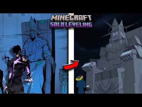 Видео: Minecraft Дээрх Solo Leveling (1)