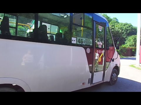 Видео: Автобус №46 (Туапсе). Пансионат Весна - Центральная.