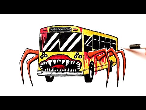 Видео: Как нарисовать Автобус Пожиратель SCP 2086