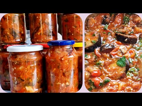 Видео: Хотите  на зиму вкусный салат из баклажанов?  -вот,                пожалуйста..!