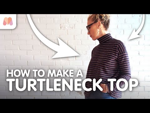 Видео: Как сшить водолазку Монро | Выкройки Tessuti Sewalong