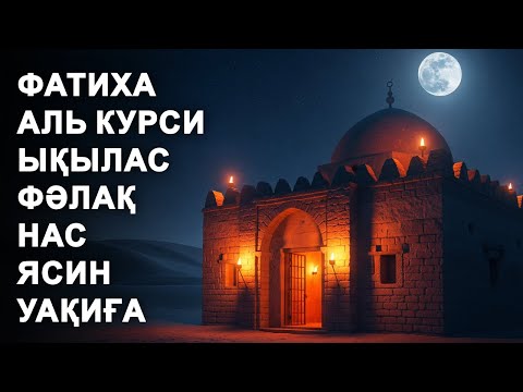 Видео: ФАТИХА, АЯТУЛЬ КУРСИ, ЫҚЫЛАС, ФӘЛАҚ, НАС, ЯСИН, УАҚИҒА СҮРЕСІ!  КУРАН ТЫНДАУ | NOOR ANOM