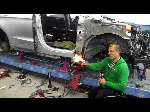 Видео: FORD Edge.  Вытяжка. Рихтовка. Сварочные работы.