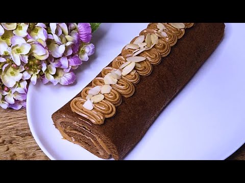 Видео: Шоколадный рулет с вареной сгущенкой!  Быстро и очень вкусно!