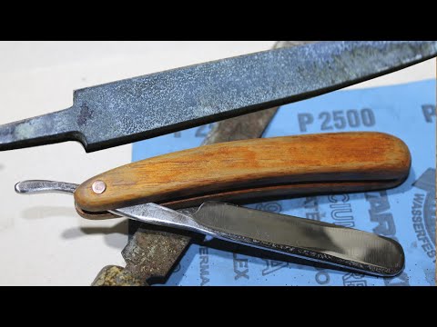 Видео: DIY ОПАСНАЯ БРИТВА ИЗ НАПИЛЬНИКА\Dangerous razor from old filer