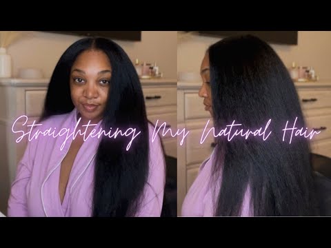 Видео: ВЫПРЯМЛЕНИЕ МОИХ НАТУРАЛЬНЫХ ВОЛОС 3C 4A | SILK PRESS ON НАТУРАЛЬНЫЕ ВОЛОСЫ