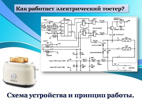 Видео: Как работает электрический тостер?  Схема устройства и принцип работы.