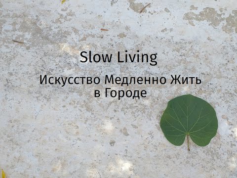 Видео: Slow living Медленно Жить в Городе  Замедлиться, не спешить, Искусство Медленной Жизни Slow Life