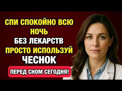 Видео: Пожилые не спят всю ночь. Используйте чеснок вот так — и сон вернётся уже через 3 дня!