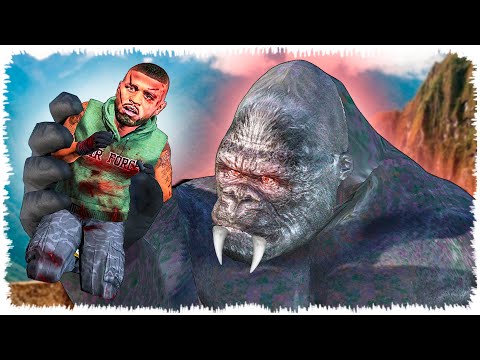 Видео: Джонниді КИНГ КОНГ Ұстап алды (GTA V) джони жони