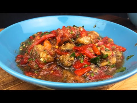 Видео: Овощи на гриле. Вкусный салат из запеченных овощей