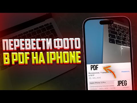 Видео: Как Перевести Фото в PDF на iPhone? Из Обычного Фото в Pdf за 1 Клик!