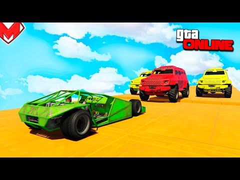 Видео: ПЕРВАЯ ЗИМНЯЯ СТЕНКА НА СТЕНКУ! ГОНКИ НА МАШИНАХ В GTA 5 ONLINE