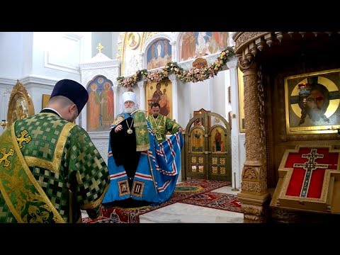Видео: Встреча и облачение митрополита Павла перед Божественной  литургией на Торжествах Ефросинии Полоцкой