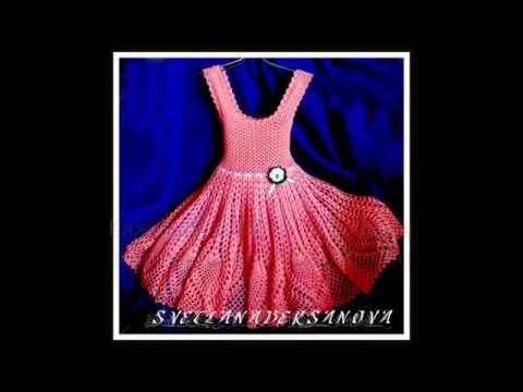 Видео: Вяжем крючком - платье Ясмина