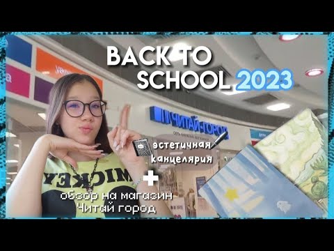 Видео: Back to school 2023/обзор канцелярии в Читай город/иду в 9 класс 🖊️🪐