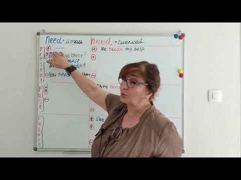 Видео: Английский язык. Разница между NEED, NEED TO