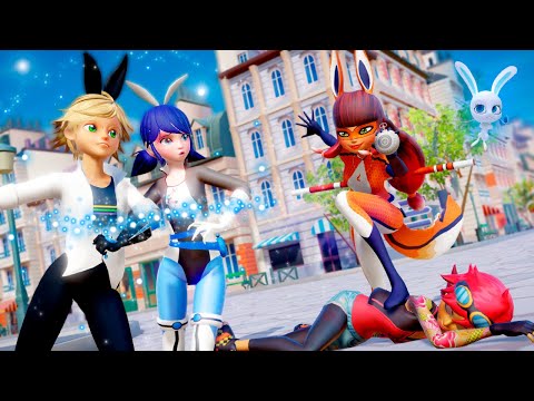 Видео: Леди Баг и Супер-Кот | Adrien & Marinette with the Bunny miraculous (Transformation) EVOLUTION