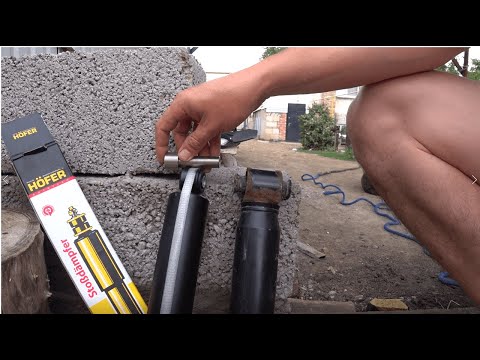 Видео: В Renault Megane 2 аморты от  Нивы!