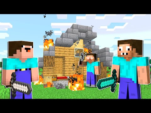 Видео: ХЕРОБРИН СЛОМАЛ ДОМ НУБА И ПРО В МАЙНКРАФТ ! НУБИК И ТРОЛЛИНГ ЛОВУШКА MINECRAFT