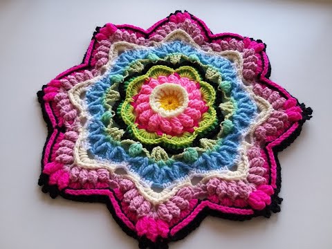 Видео: Красивая САЛФЕТКА-СИДУШКА из рельефных столбиков. Вязание крючком 2021.