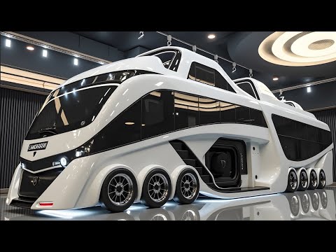 Видео: Миллионный Lamborghini-дом на колёсах?! Самый роскошный автодом в мире!