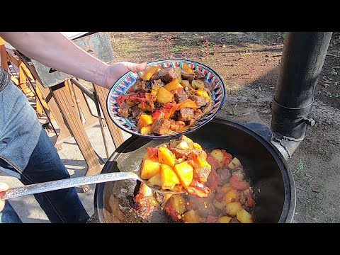 Видео: МЯСО КОТОРОЕ ВЫ ОБЯЗАНЫ ПРИГОТОВИТЬ.ЧАНАХИ В КАЗАНЕ