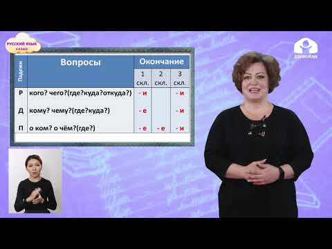 Видео: Русский язык 4 класс / Правописание безуд. окончаний имён сущ. падежах / ТЕЛЕУРОК 12.01.21