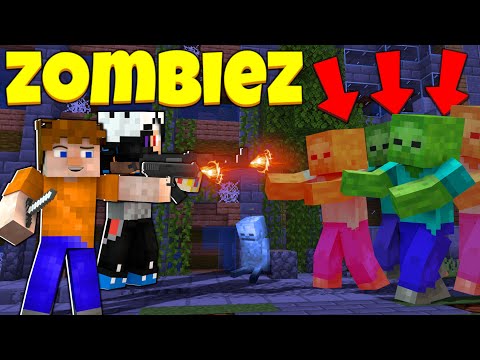 Видео: СРАЖАЕМСЯ С ТОЛПАМИ ЗОМБИ! | Zombies minecraft | Зомбис Майнкрафт