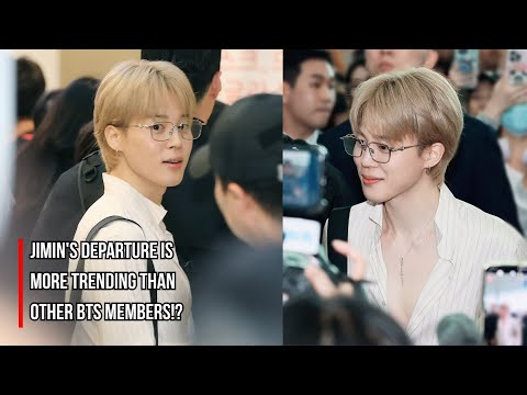 Видео: Уход Чимина из BTS 30 сентября стал самым популярным среди уходов других участников BTS! Потрясающе!