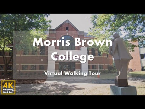 Видео: Колледж Морриса Брауна (Morris Brown College) - виртуальная прогулка [4k 60fps]